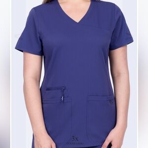 Women’s Ava Therese Scrub Set in Purple (top and bottom)